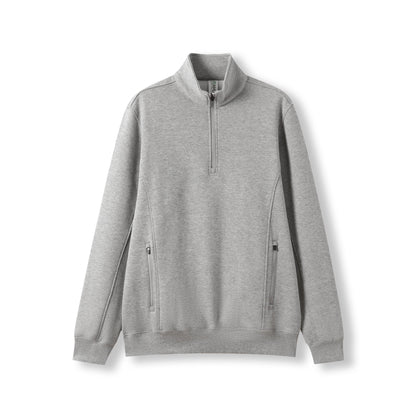 RAMO F365HZ Men's Enterprise Half Zip Fleece — Grey Marl front