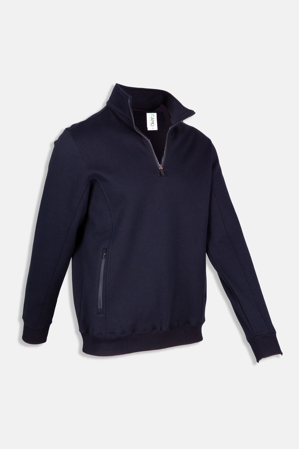 RAMO F365HZ Men's Enterprise Half Zip Fleece — Navy Blue side