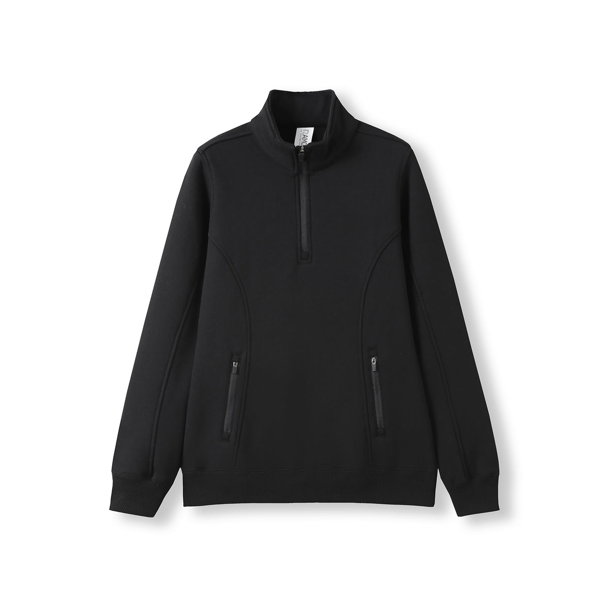 RAMO F365LD Women's Enterprise Half Zip Fleece — Black front