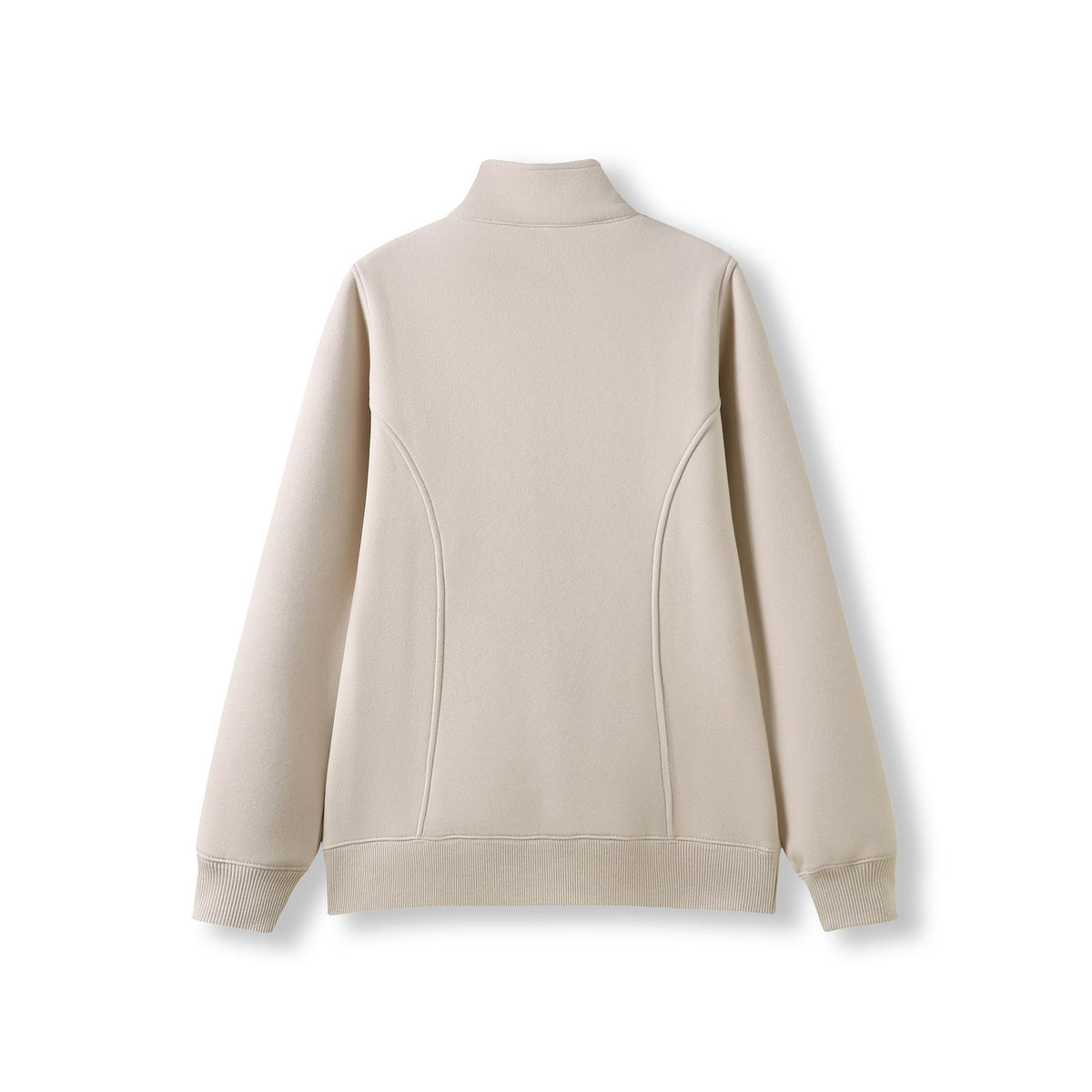 RAMO F365LD Women's Enterprise Half Zip Fleece — Natural Faded back