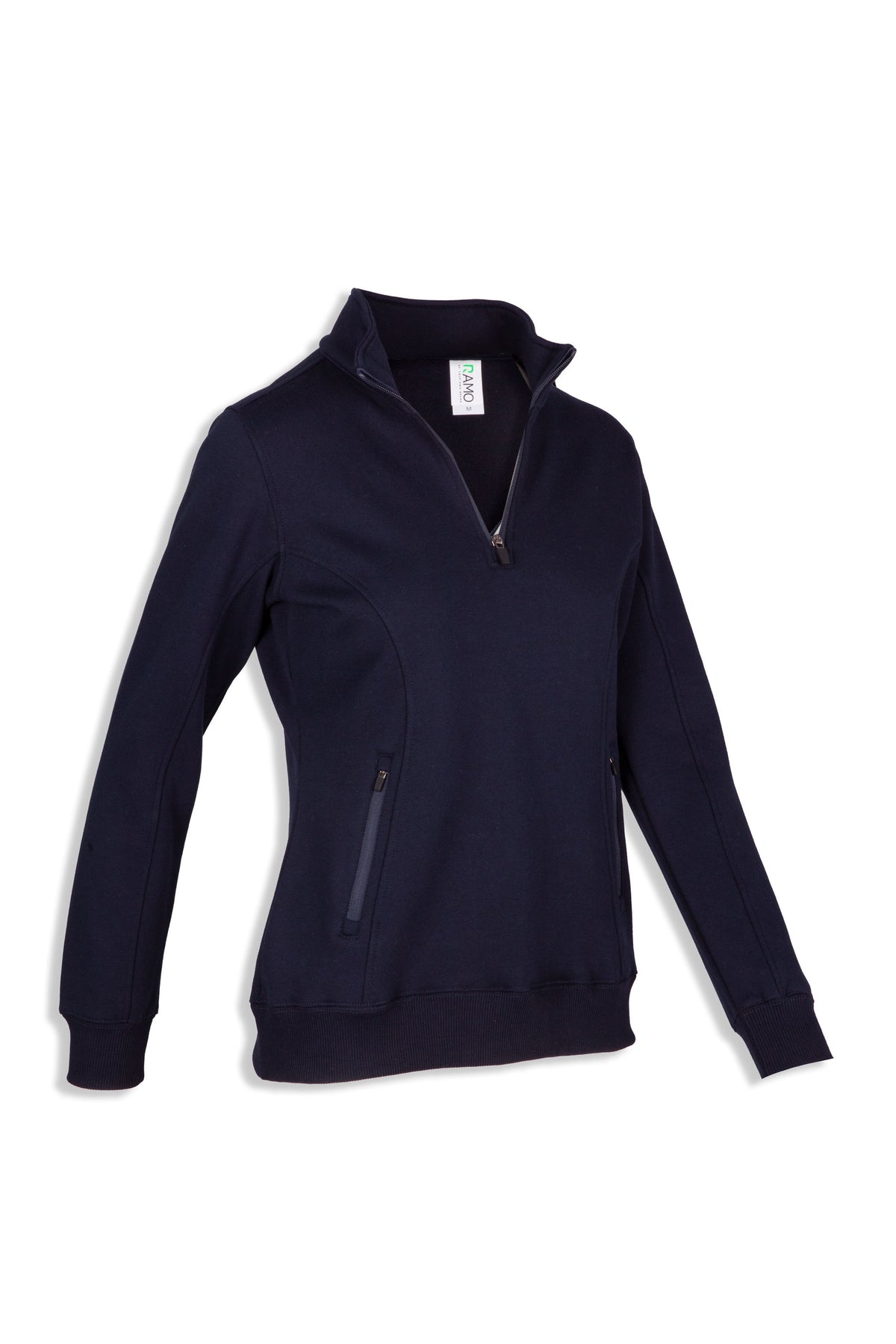 RAMO F365LD Women's Enterprise Half Zip Fleece — Navy Blue side