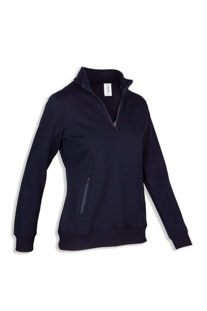 RAMO F365LD Women's Enterprise Half Zip Fleece — Navy Blue side