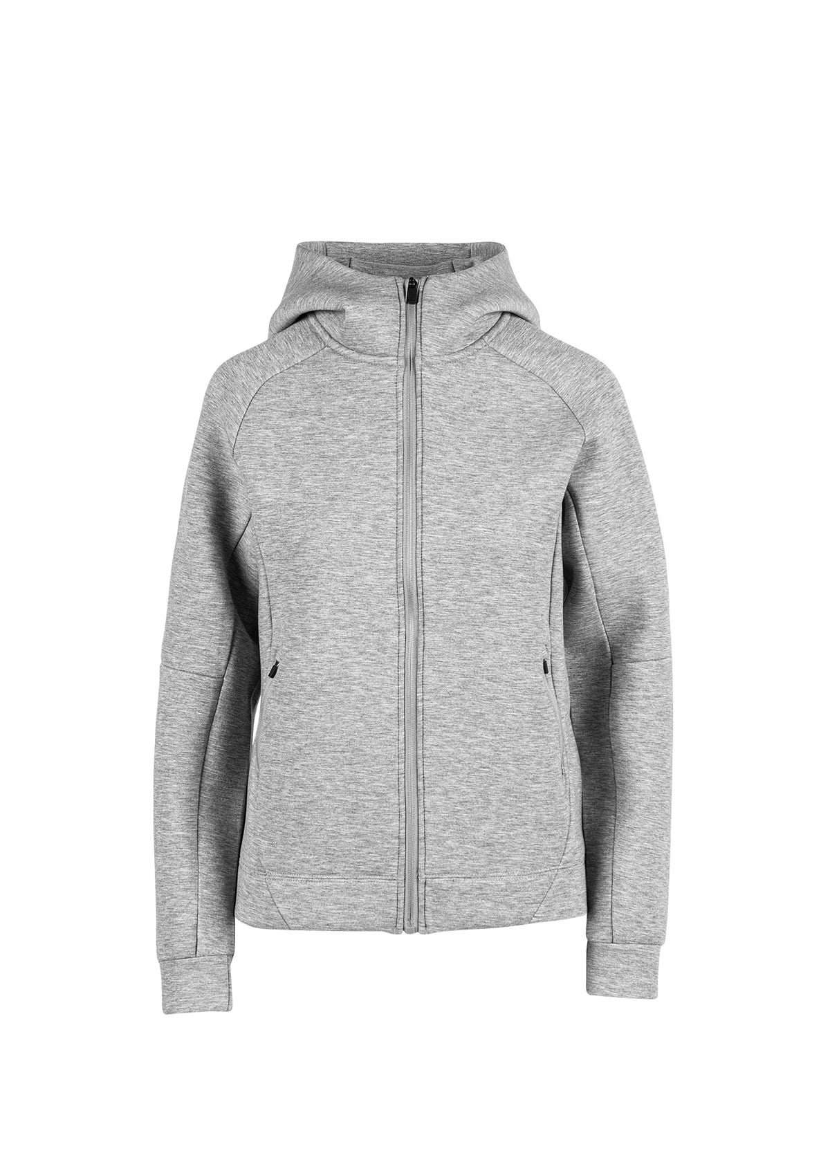 RAMO F366UN Women’s/Junior Meta Hoodie — Greymarl front