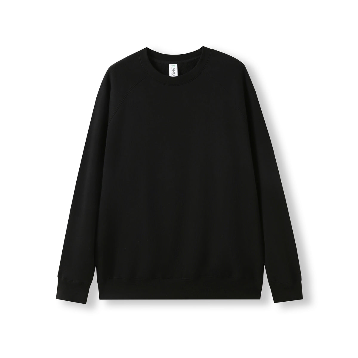RAMO F367CW Adults' Cotton Care Sweatshirt — Black front