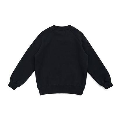 RAMO F368KS Kids’ Cotton Care Sweatshirts — Black back
