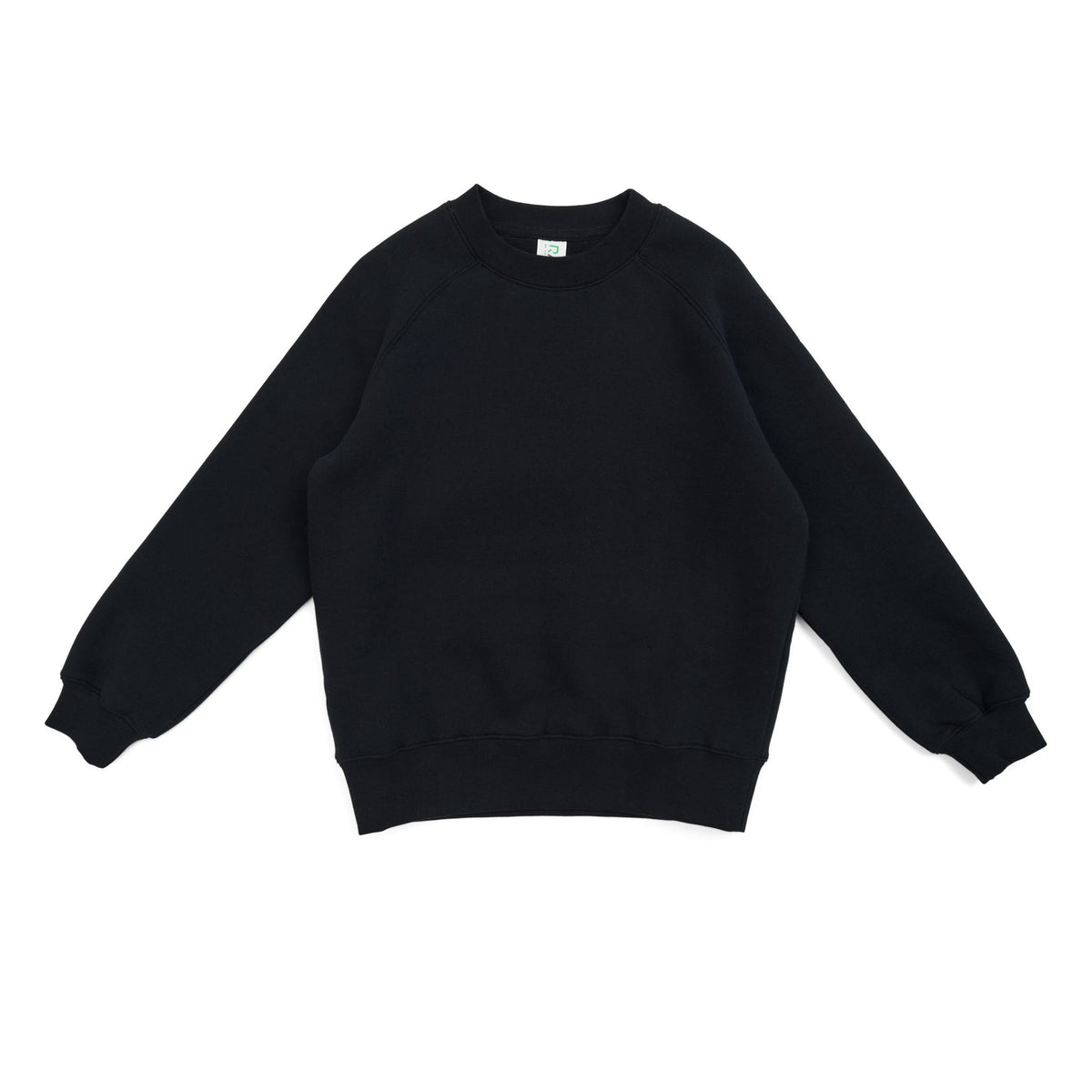 RAMO F368KS Kids’ Cotton Care Sweatshirts — Black front