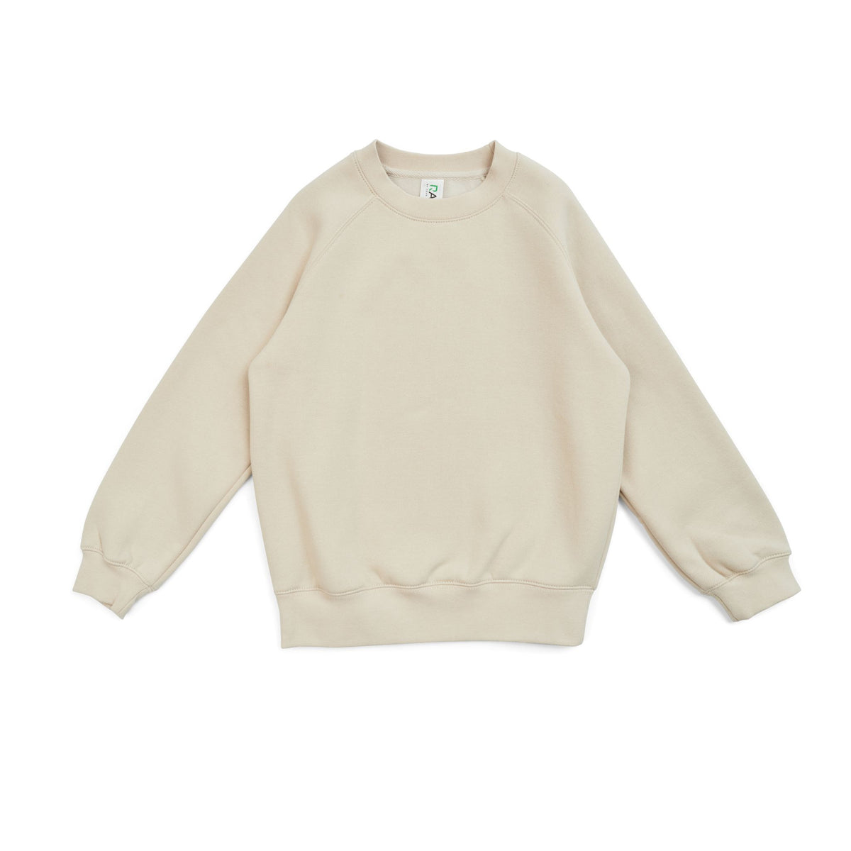 RAMO F368KS Kids’ Cotton Care Sweatshirts — Natural front