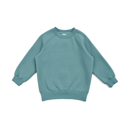 RAMO F368KS Kids’ Cotton Care Sweatshirts — Slate Green front