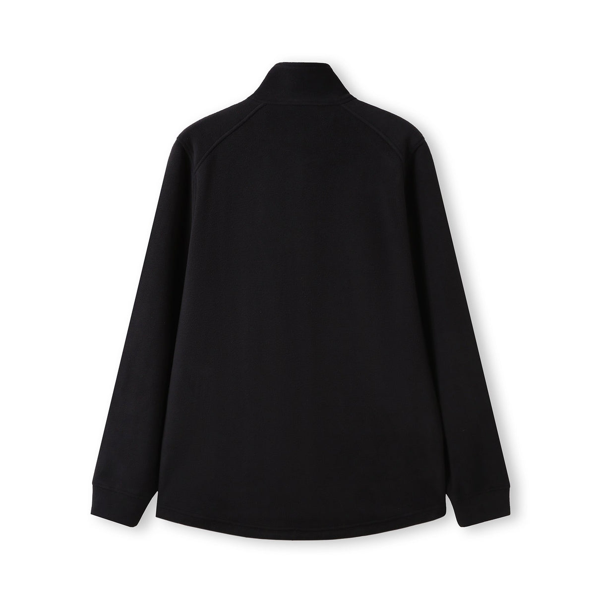 RAMO F371BP 320gsm Men's / Unisex Polar Fleece Half Zip Top — Black back