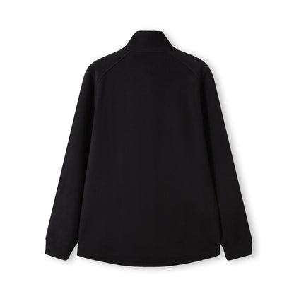 RAMO F371BP 320gsm Men's / Unisex Polar Fleece Half Zip Top — Black back