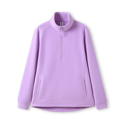 RAMO F371BP 320gsm Men's / Unisex Polar Fleece Half Zip Top — Lavender front