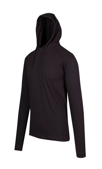 RAMO F392HP Unisex Fusion Tee Hoodie — Black side