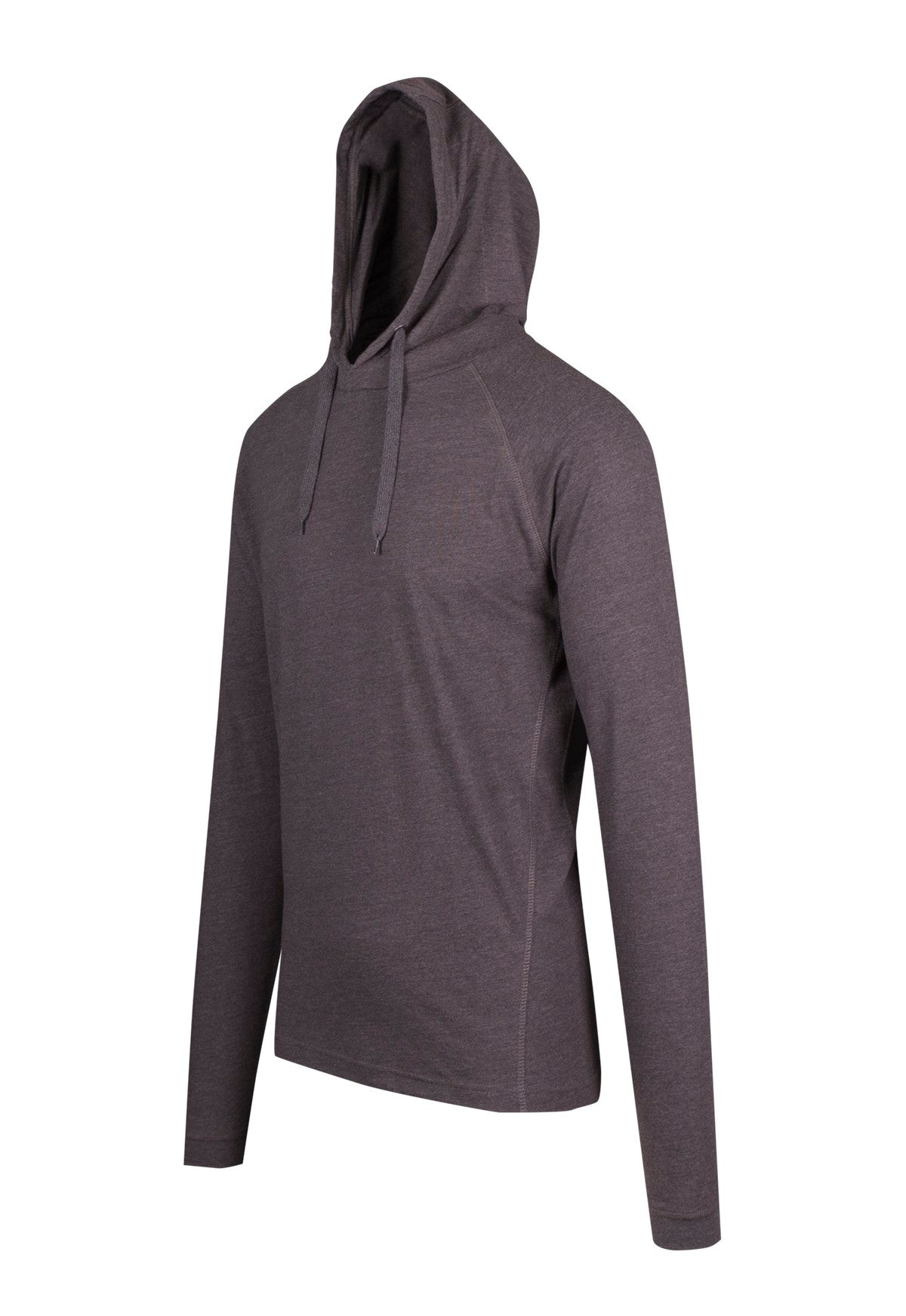 RAMO F392HP Unisex Fusion Tee Hoodie — Dark Marl side