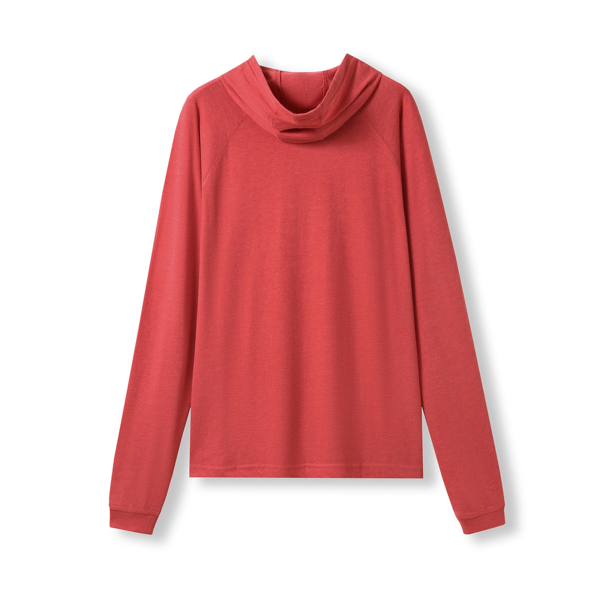 RAMO F392HP Unisex Fusion Tee Hoodie — Red Marl back