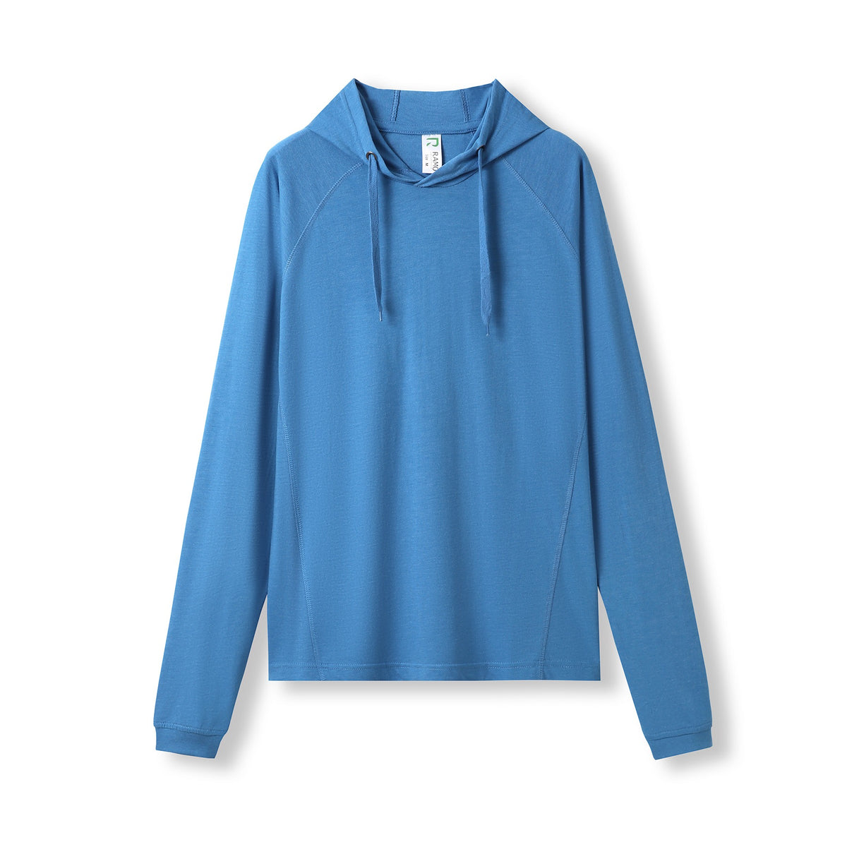 RAMO F392HP Unisex Fusion Tee Hoodie — Royal Marl front