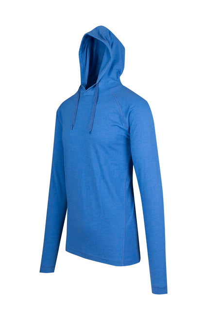 RAMO F392HP Unisex Fusion Tee Hoodie — Royal Marl side