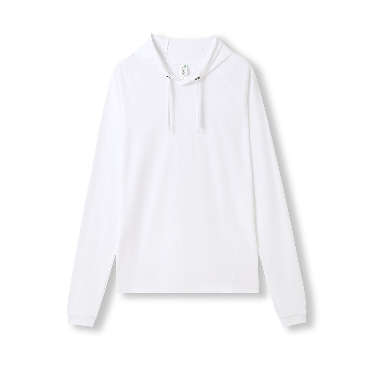 RAMO F392HP Unisex Fusion Tee Hoodie — White front