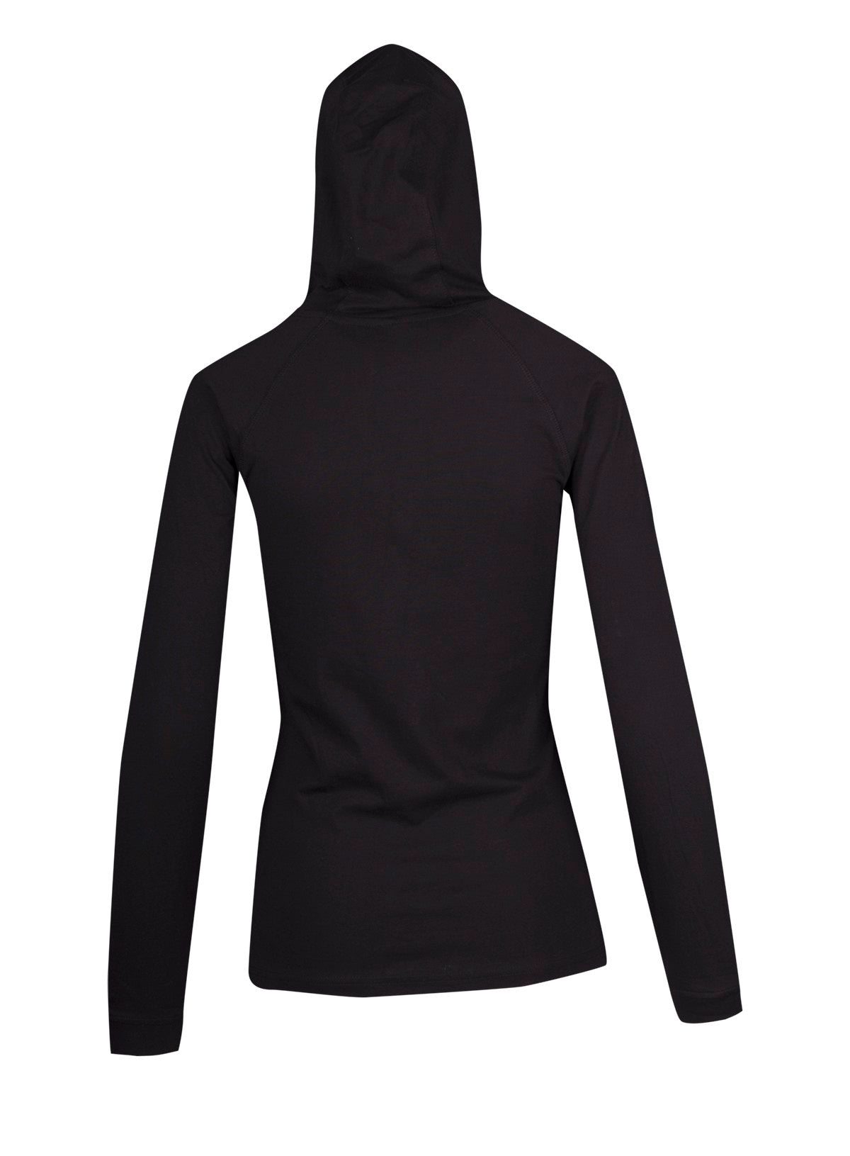 RAMO F392LD Women's fusion T-shirt Hoodie — Black back