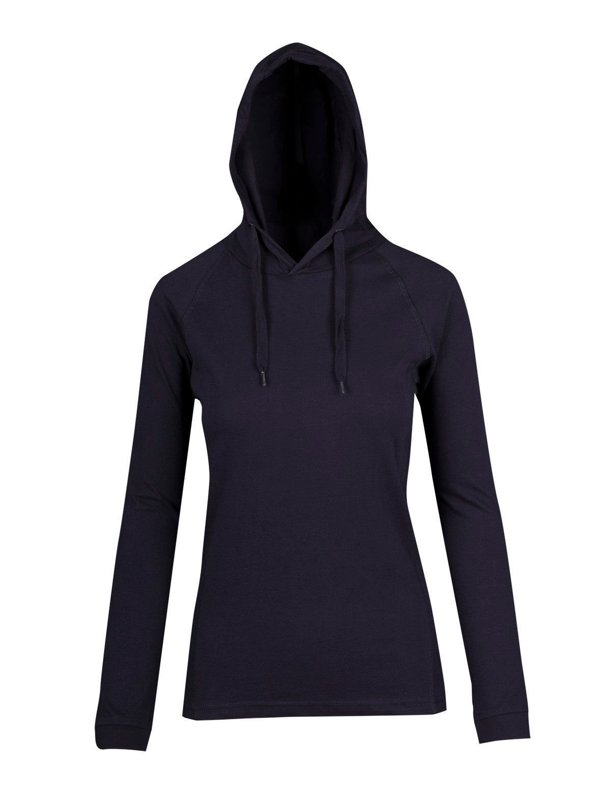 RAMO F392LD Women's fusion T-shirt Hoodie — Navy Blue front