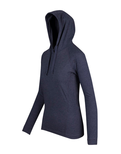 RAMO F392LD Women's fusion T-shirt Hoodie — Navy Marl side