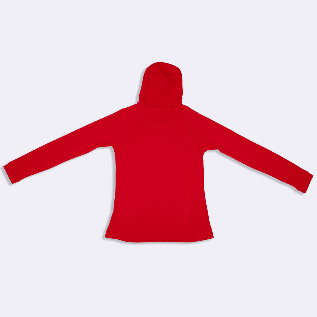 RAMO F392LD Women's fusion T-shirt Hoodie — Red back