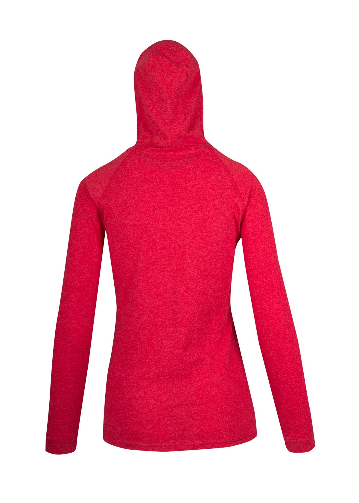 RAMO F392LD Women's fusion T-shirt Hoodie — Red Marl back