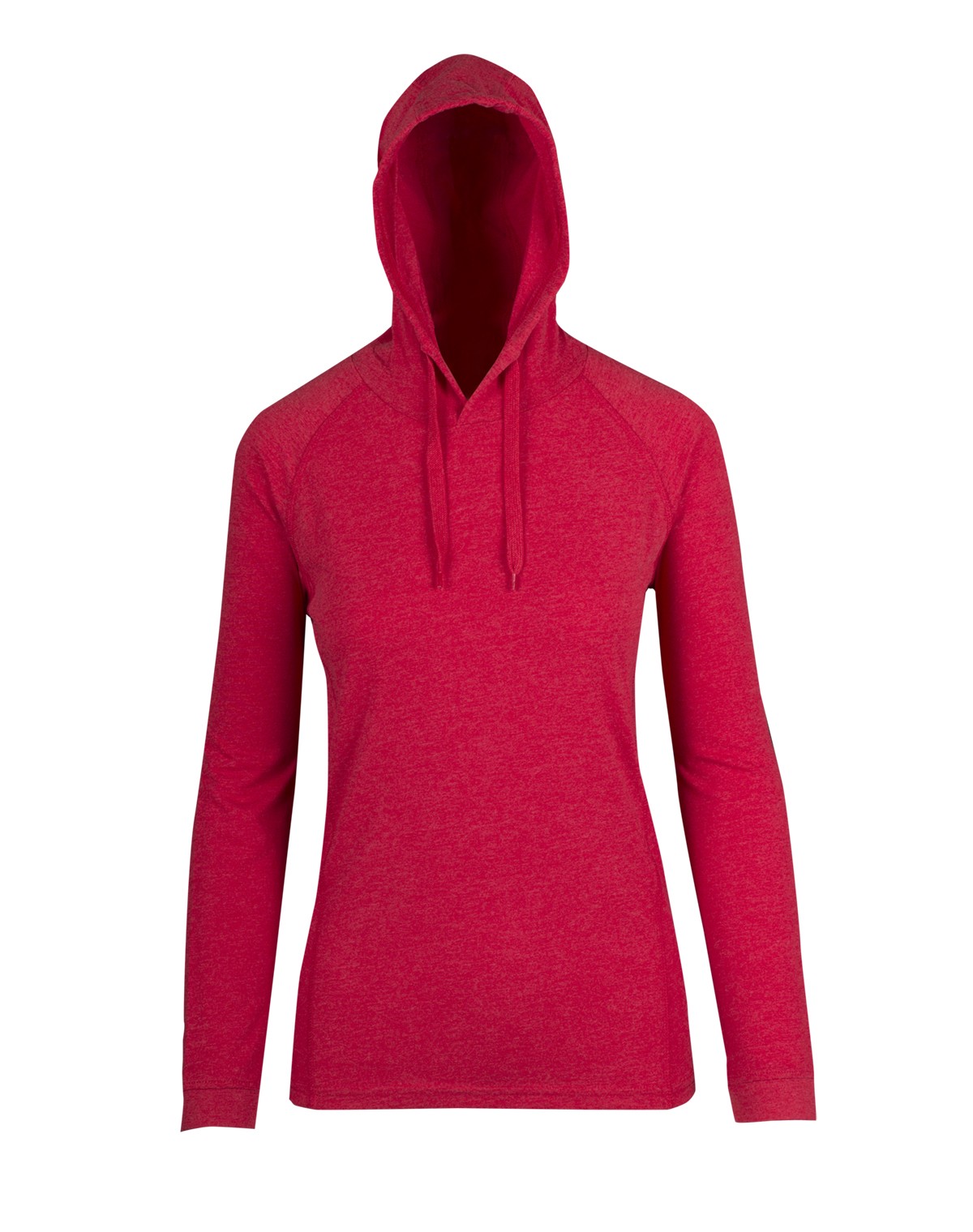 RAMO F392LD Women's fusion T-shirt Hoodie — Red Marl front