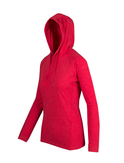 RAMO F392LD Women's fusion T-shirt Hoodie — Red Marl side