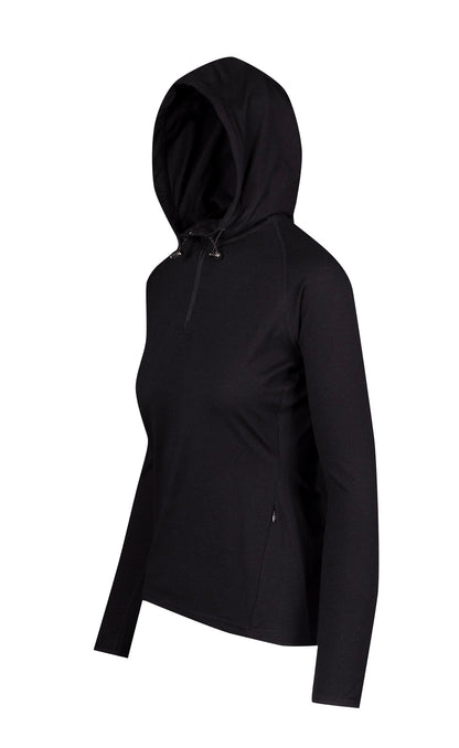RAMO F393LD Women's Greatness Half-Hood Top — Black side