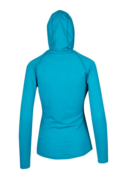 RAMO F393LD Women's Greatness Half-Hood Top — Jade Heather back