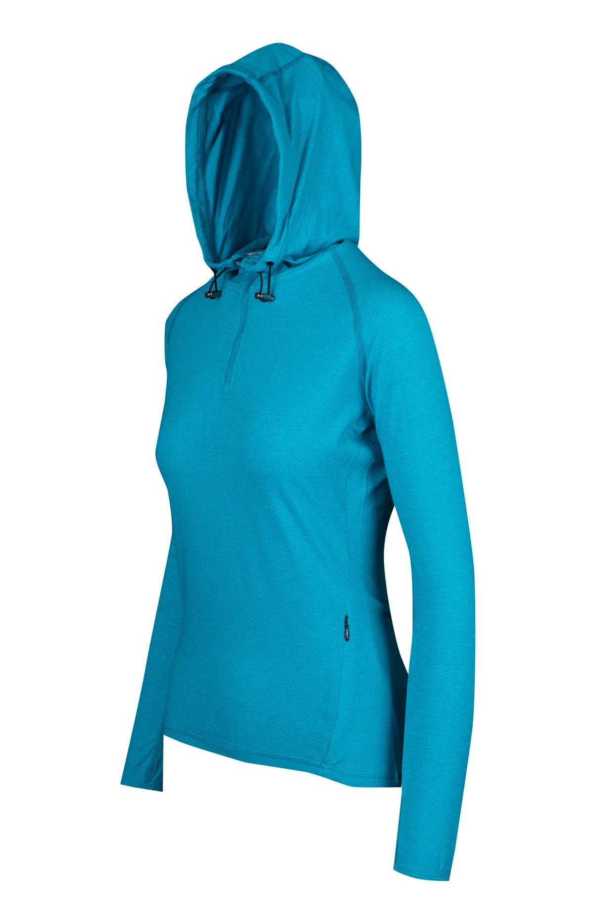 RAMO F393LD Women's Greatness Half-Hood Top — Jade Heather side