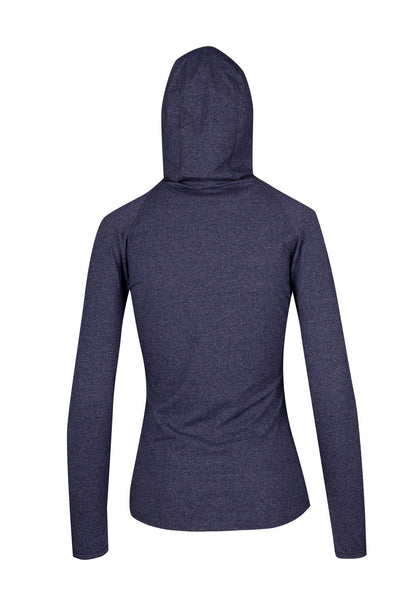 RAMO F393LD Women's Greatness Half-Hood Top — Navy Heather back