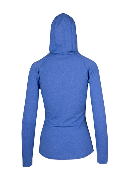 RAMO F393LD Women's Greatness Half-Hood Top — Royal Heather back