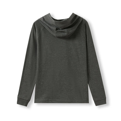 RAMO F394KS Kids FUSION T-shirt Hoodie — Dark Marl back