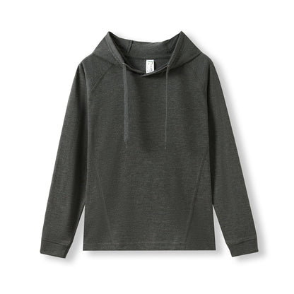 RAMO F394KS Kids FUSION T-shirt Hoodie — Dark Marl front