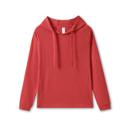 RAMO F394KS Kids FUSION T-shirt Hoodie — Red Marl front