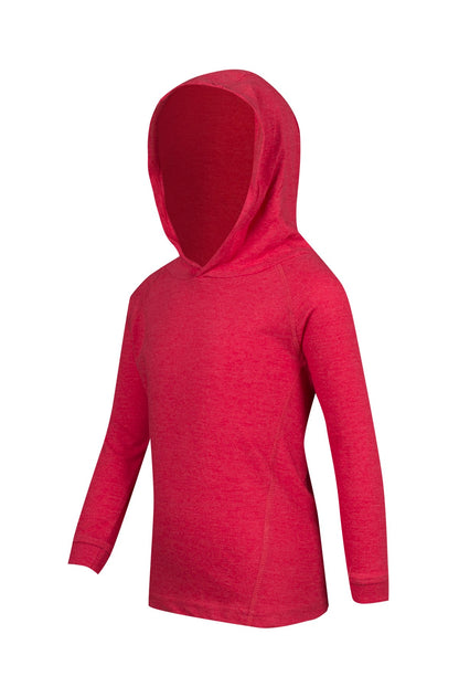RAMO F394KS Kids FUSION T-shirt Hoodie — Red Marl side
