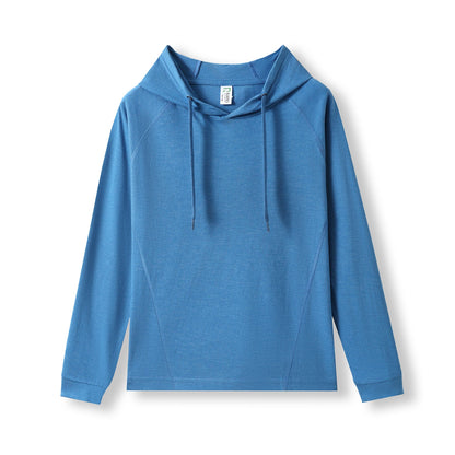 RAMO F394KS Kids FUSION T-shirt Hoodie — Royal Marl front