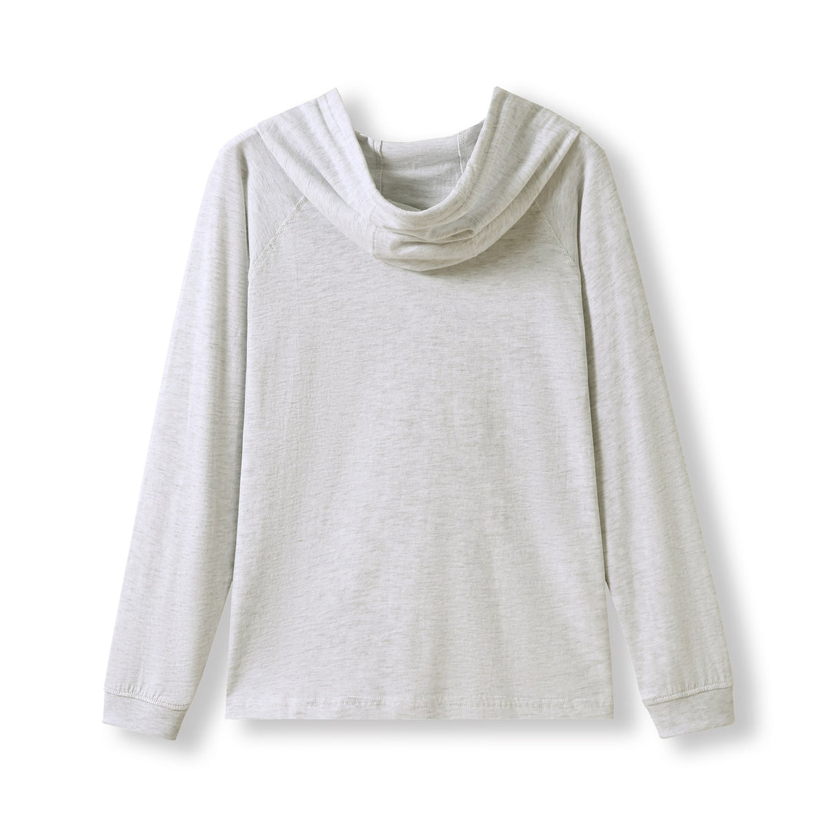 RAMO F394KS Kids FUSION T-shirt Hoodie — White Marl back