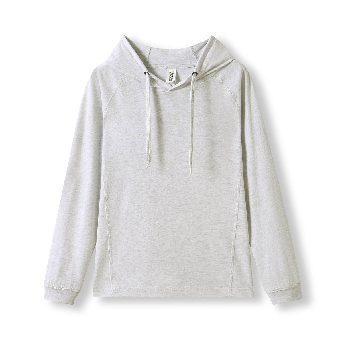 RAMO F394KS Kids FUSION T-shirt Hoodie — White Marl front