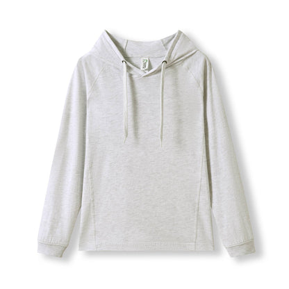 RAMO F394KS Kids FUSION T-shirt Hoodie — White Marl front