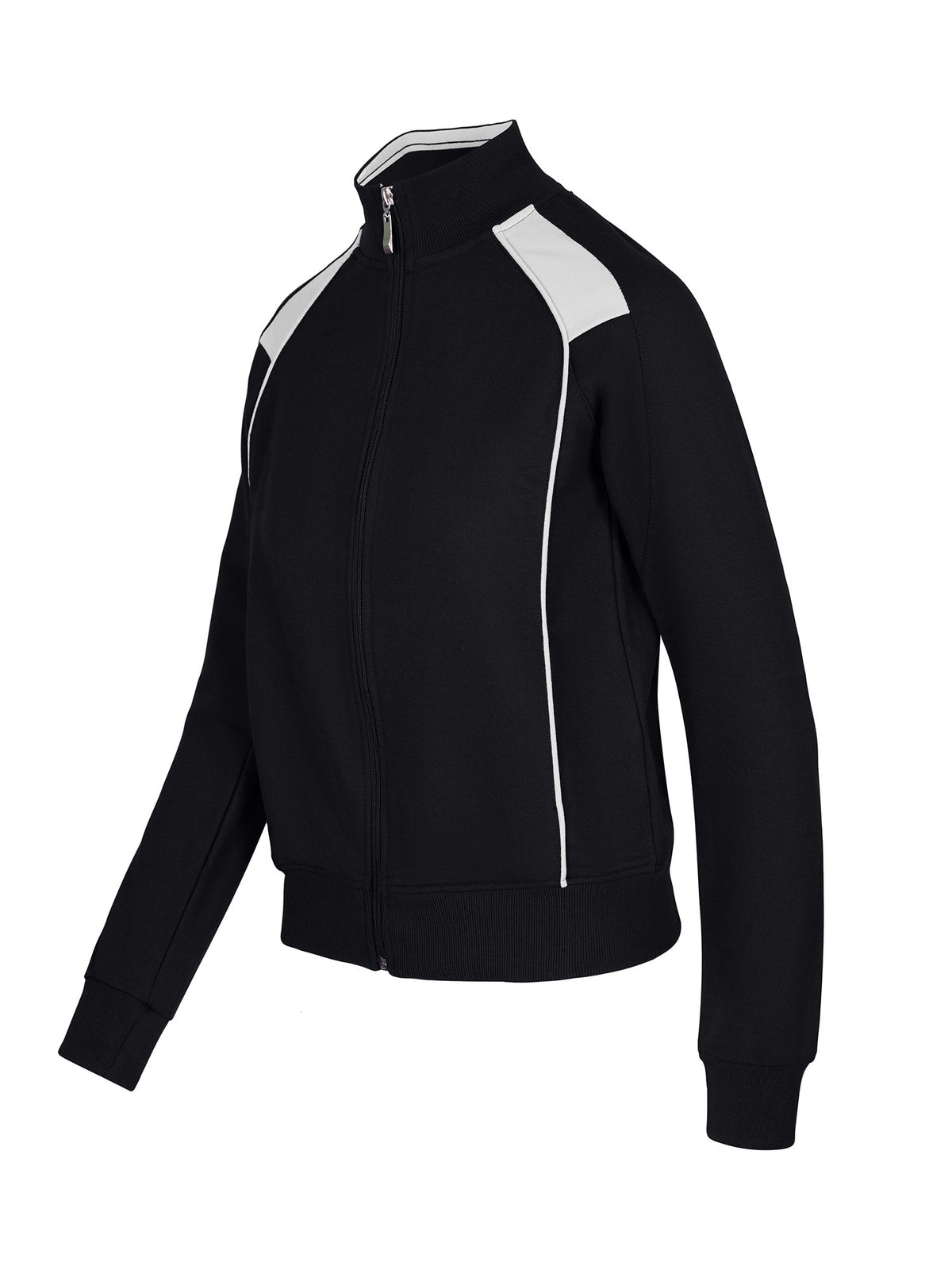 RAMO F400UN Women’ss Unbrushed Contrast Jacket — Black/White side
