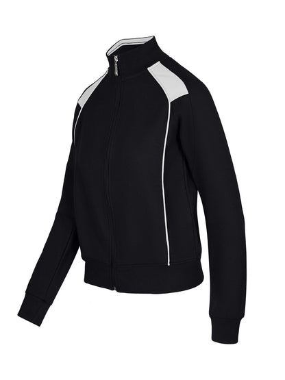 RAMO F400UN Women’ss Unbrushed Contrast Jacket — Black/White side