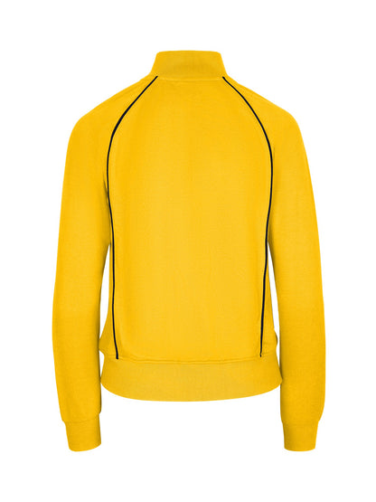 RAMO F400UN Women’ss Unbrushed Contrast Jacket — Gold/Navy back