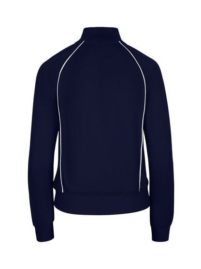 RAMO F400UN Women’ss Unbrushed Contrast Jacket — Navy/White back