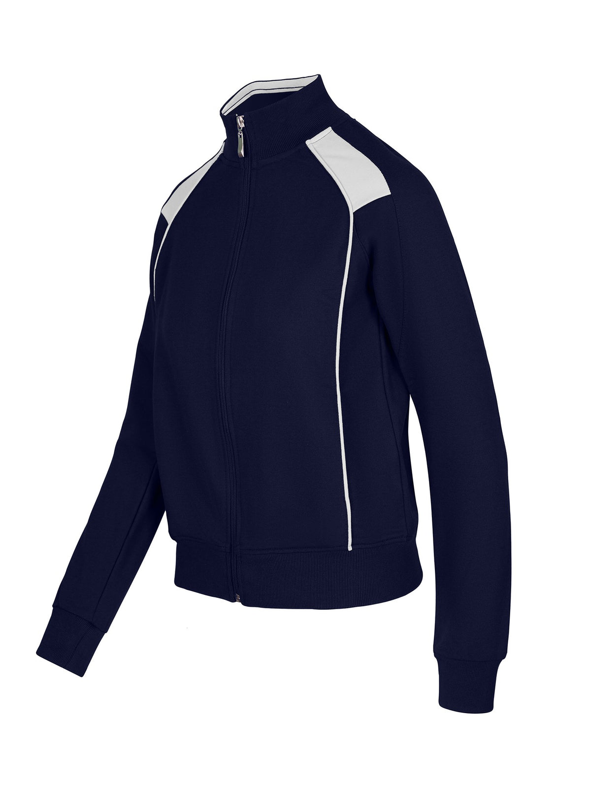 RAMO F400UN Women’ss Unbrushed Contrast Jacket — Navy/White side