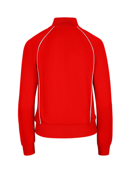 RAMO F400UN Women’ss Unbrushed Contrast Jacket — Red/White back