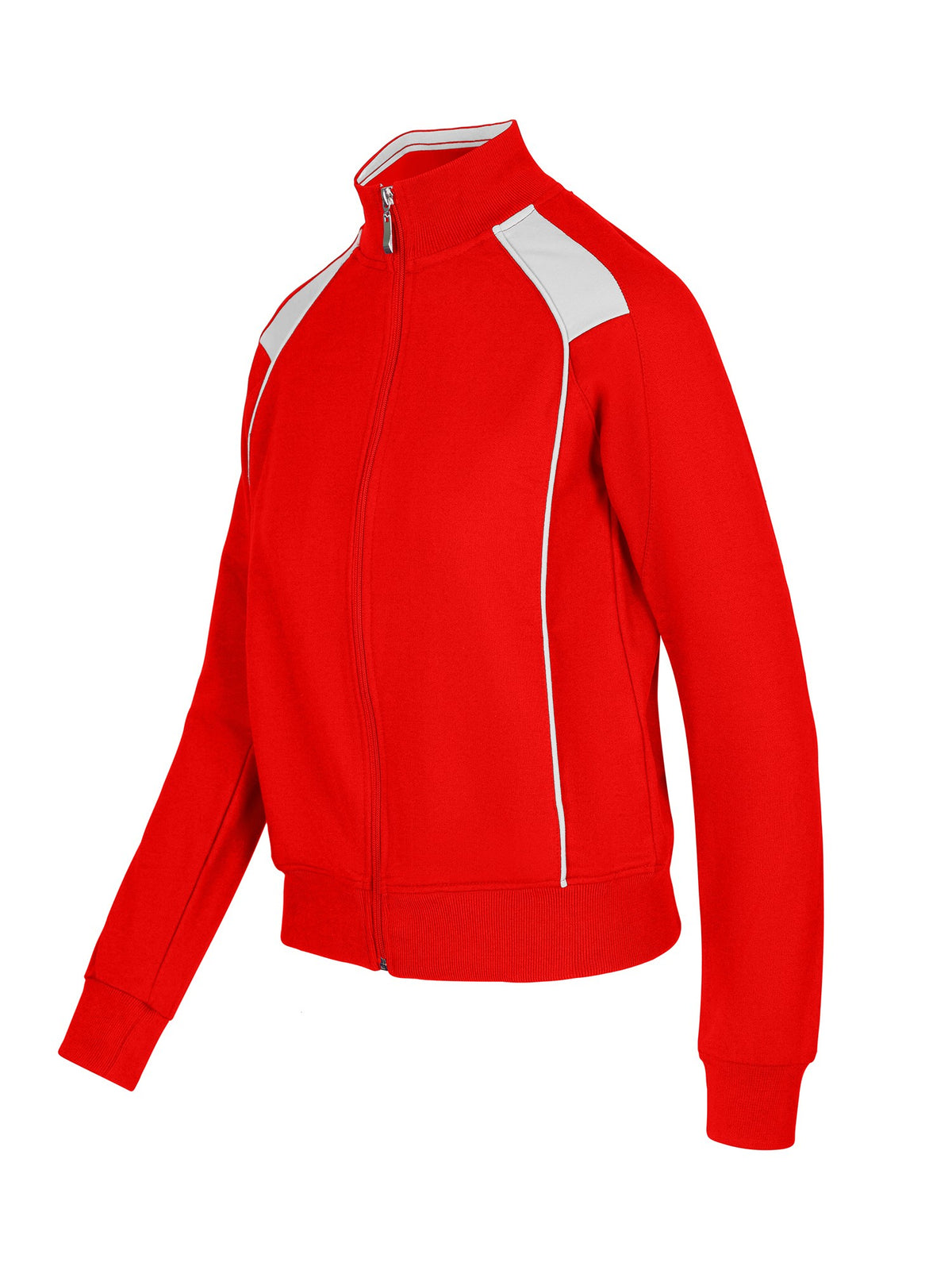RAMO F400UN Women’ss Unbrushed Contrast Jacket — Red/White side
