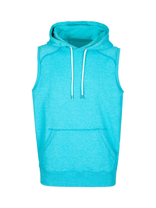 RAMO Men's Heather Sleeveless Hoodies - Greatness Range — Jade Heather