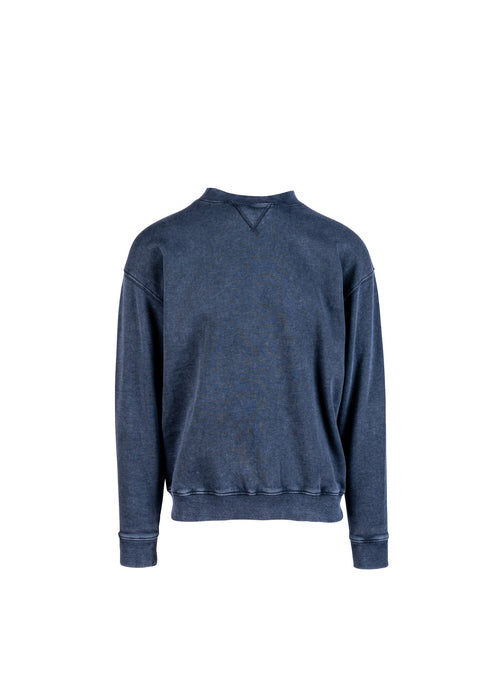 RAMO Unisex Stone Wash Sweatshirts — Navy Blue